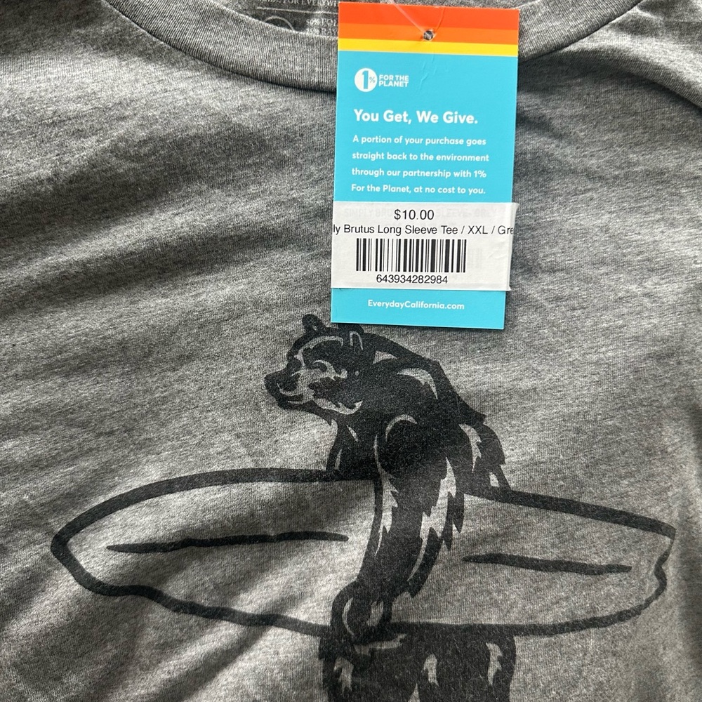 *NWT* Everyday California Simply Brutus Tee - Picture 5 of 5